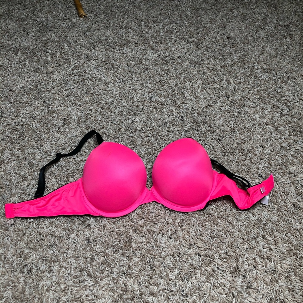 NEON pink PINK bra